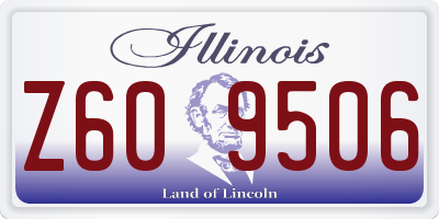 IL license plate Z609506