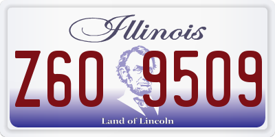 IL license plate Z609509