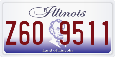 IL license plate Z609511