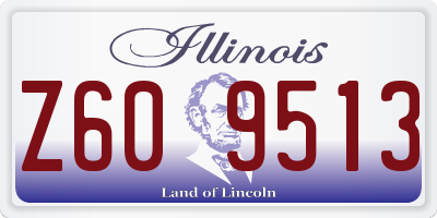 IL license plate Z609513
