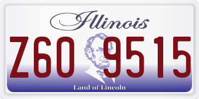 IL license plate Z609515
