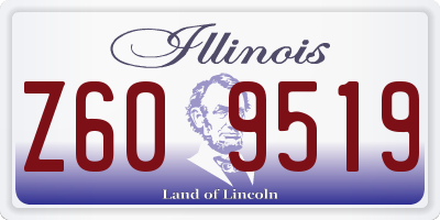 IL license plate Z609519