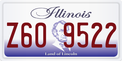 IL license plate Z609522