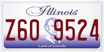 IL license plate Z609524