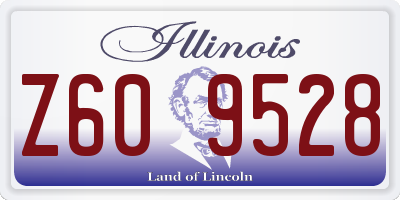 IL license plate Z609528