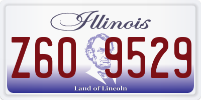 IL license plate Z609529