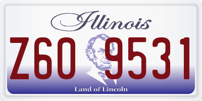 IL license plate Z609531