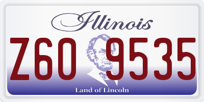 IL license plate Z609535