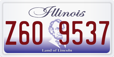 IL license plate Z609537