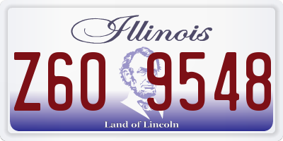 IL license plate Z609548