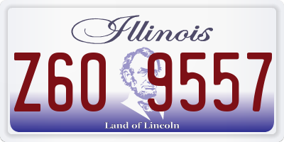 IL license plate Z609557