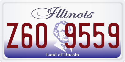 IL license plate Z609559