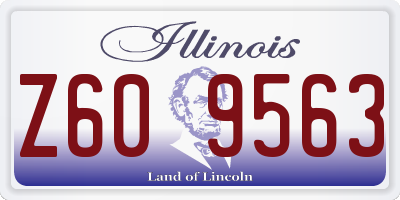 IL license plate Z609563