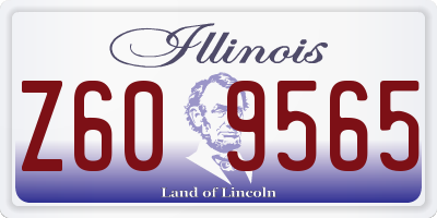 IL license plate Z609565