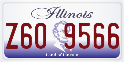 IL license plate Z609566