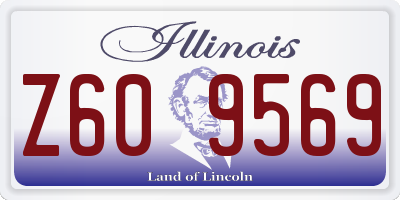IL license plate Z609569