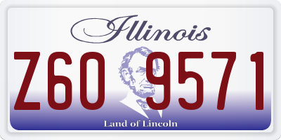 IL license plate Z609571