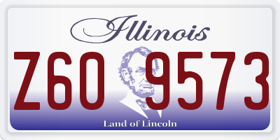 IL license plate Z609573