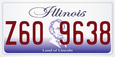 IL license plate Z609638