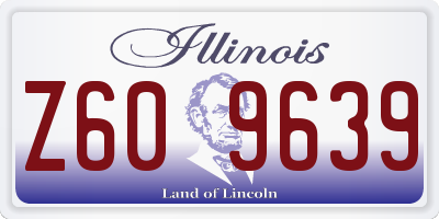 IL license plate Z609639