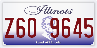 IL license plate Z609645