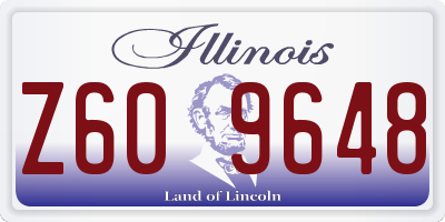 IL license plate Z609648