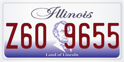 IL license plate Z609655