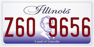 IL license plate Z609656