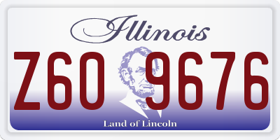 IL license plate Z609676