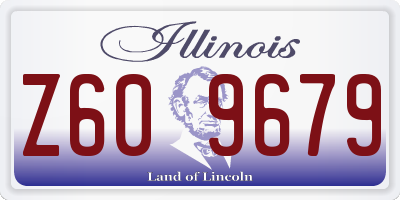 IL license plate Z609679