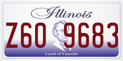 IL license plate Z609683