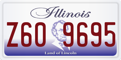 IL license plate Z609695