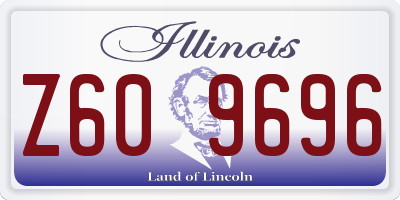 IL license plate Z609696