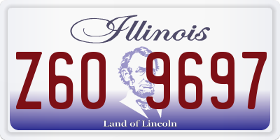 IL license plate Z609697