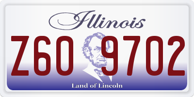 IL license plate Z609702