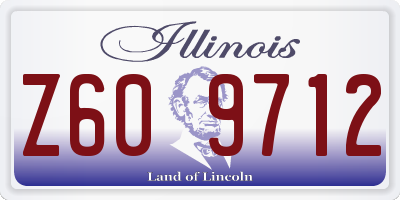 IL license plate Z609712