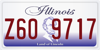 IL license plate Z609717