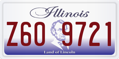 IL license plate Z609721