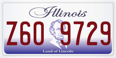 IL license plate Z609729