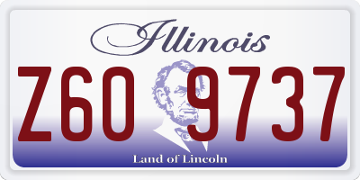 IL license plate Z609737