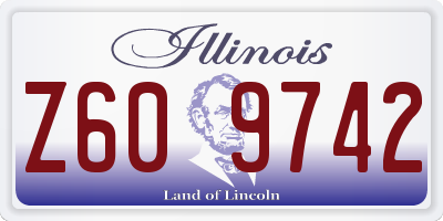 IL license plate Z609742