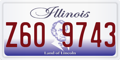 IL license plate Z609743