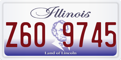 IL license plate Z609745