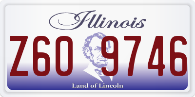 IL license plate Z609746