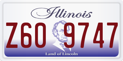 IL license plate Z609747