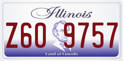 IL license plate Z609757