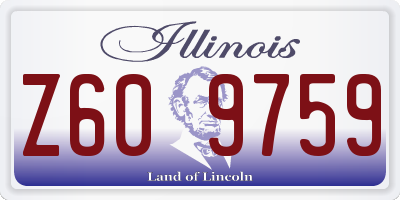 IL license plate Z609759
