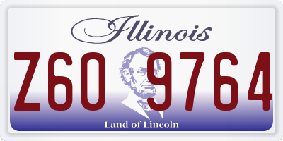 IL license plate Z609764