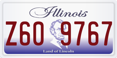 IL license plate Z609767