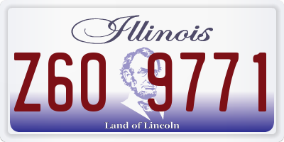 IL license plate Z609771